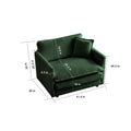 2 Piece Upholstered Sofa, Living Room Sectional Sofa Set Modern Sofa Couches Setdeep Seat Sofa For Living Room Apartment, 1 3 Seat Green Chenille Green Chenille 4 Seat