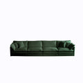Modular Sectional Sofa For Living Room,U Shaped Couch 5 Seater Convertible Sectional Couch With 1 Ottoman ,Green Chenille Green Chenille 4 Seat