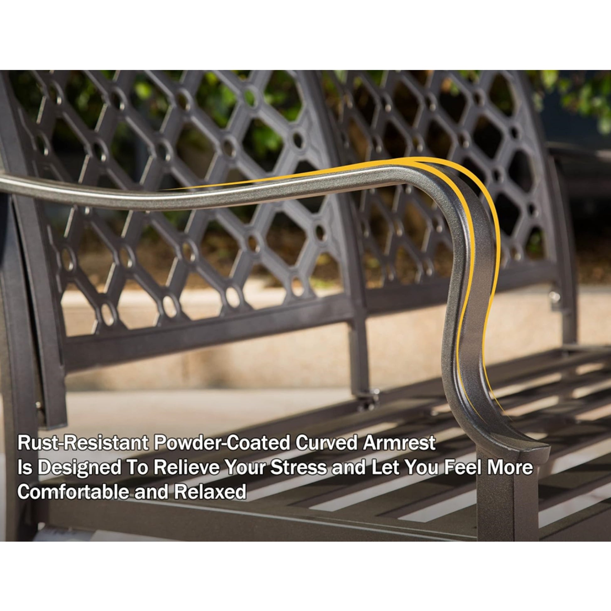 Outdoor 4 Pcs Patio Conversation Set, Metal Dining Table And Chairs Dining Set With Removable Beige Cushions For Garden Lawn Yard Beige Metal