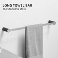 Bathroom Hardware Set Black And Nickel 4 Pieces Bathroom Towel Rack 24 Inches Bathroom Accessories Set Black Silver Bathroom Classic,Industrial,Modern Stainless Steel Stainless Steel