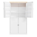 Assembly 40.2X20X71.3Inch High - White Kitchen