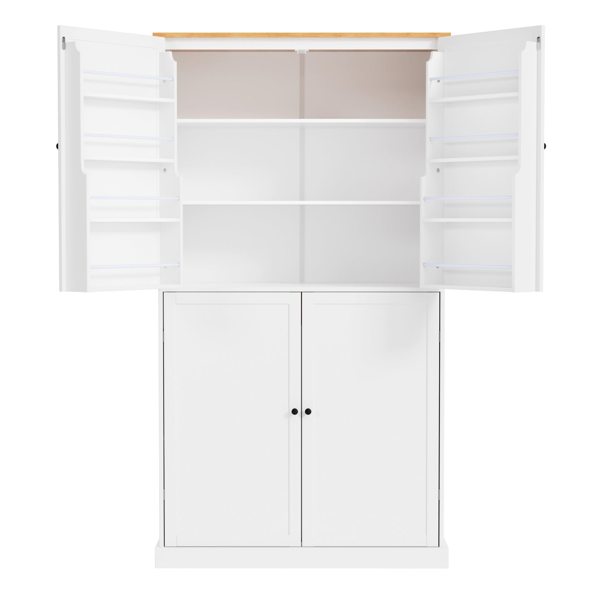 Assembly 40.2X20X71.3Inch High - White Kitchen