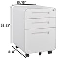 3 Drawer Mobile File Cabinet Under Desk