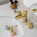 Bathroom Faucets For Sink 3 Hole Nickel Gold 8
