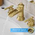 Bathroom Faucets For Sink 3 Hole Nickel Gold 8