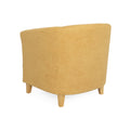 Cortina Fabric Club Chair Mustard Yellow Primary Living Space Casual,Contemporary,Cute Birch Fabric
