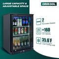 Orikool 24 Inch Beverage Refrigerator Cooler, 160