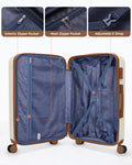 Hard Sided Expandable Luggage With Tsa Lock
