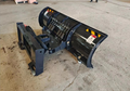 Hydraulic Skid Steer Dozer Blade Snow Plow Snow Ahovel Black Iron