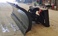 Hydraulic Skid Steer Dozer Blade Snow Plow Snow Ahovel Black Iron