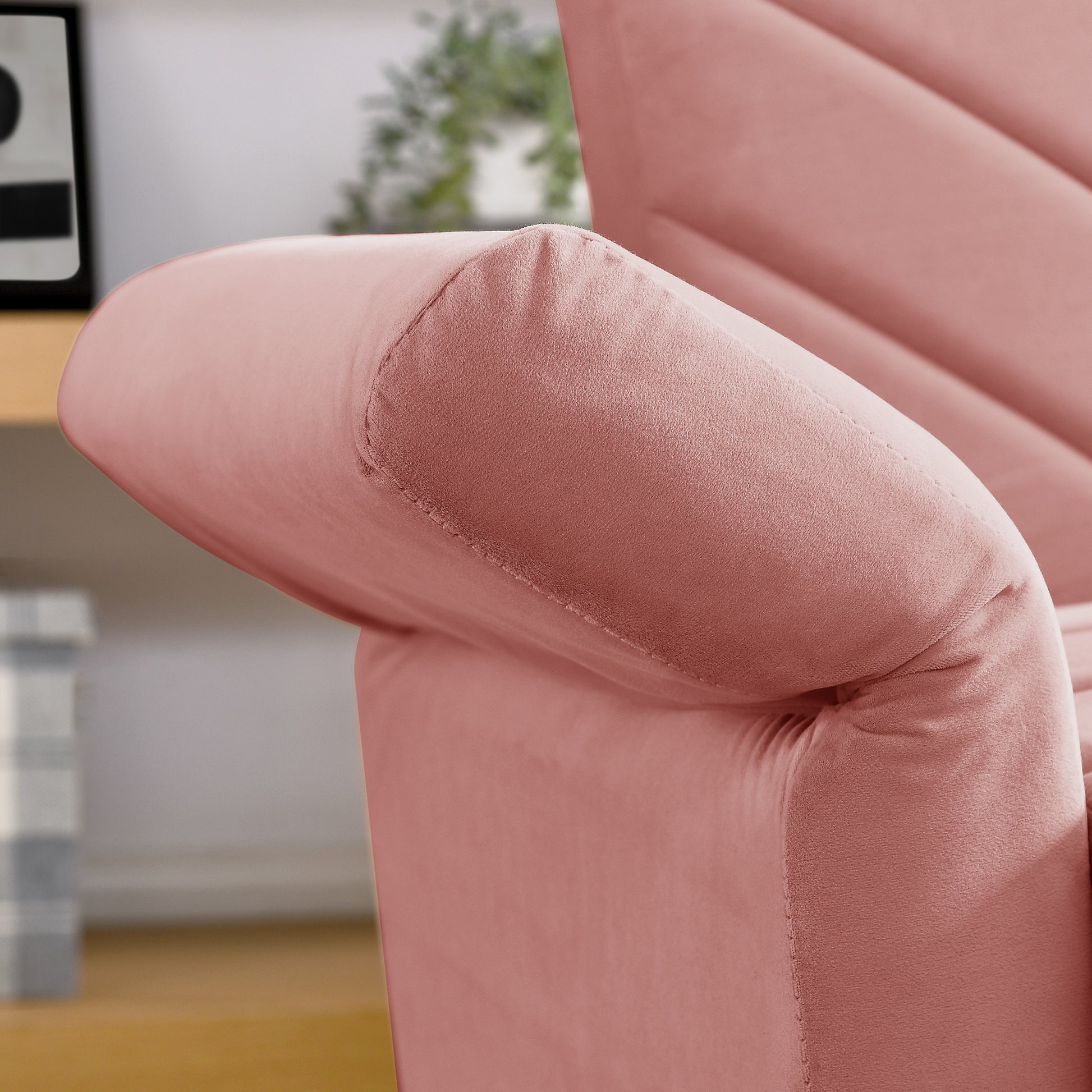 Velvet Futon Couch Convertible Folding Sofa Bed Tufted Couch With Adjustable Armrests For Apartment Pink Velvet Metal Medium Soft Split Back Eucalyptus Square Arms Foam 3 Seat
