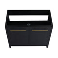 36 Inch Freestanding Bathroom Vanity Without Top Sink Bvb09236Bct Black Chestnut 2 Bathroom Freestanding Modern Plywood