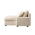 Modern Luxury Sofa Couch For Living Room Quality Corduroy Upholstery Sleeper Sofa Bed Daybed Beige Beige Corduroy 1 Seat