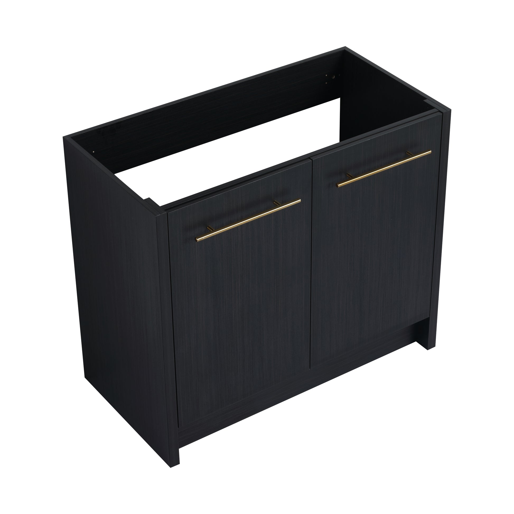 36 Inch Freestanding Bathroom Vanity Without Top Sink Bvb09236Bct Black Chestnut 2 Bathroom Freestanding Modern Plywood