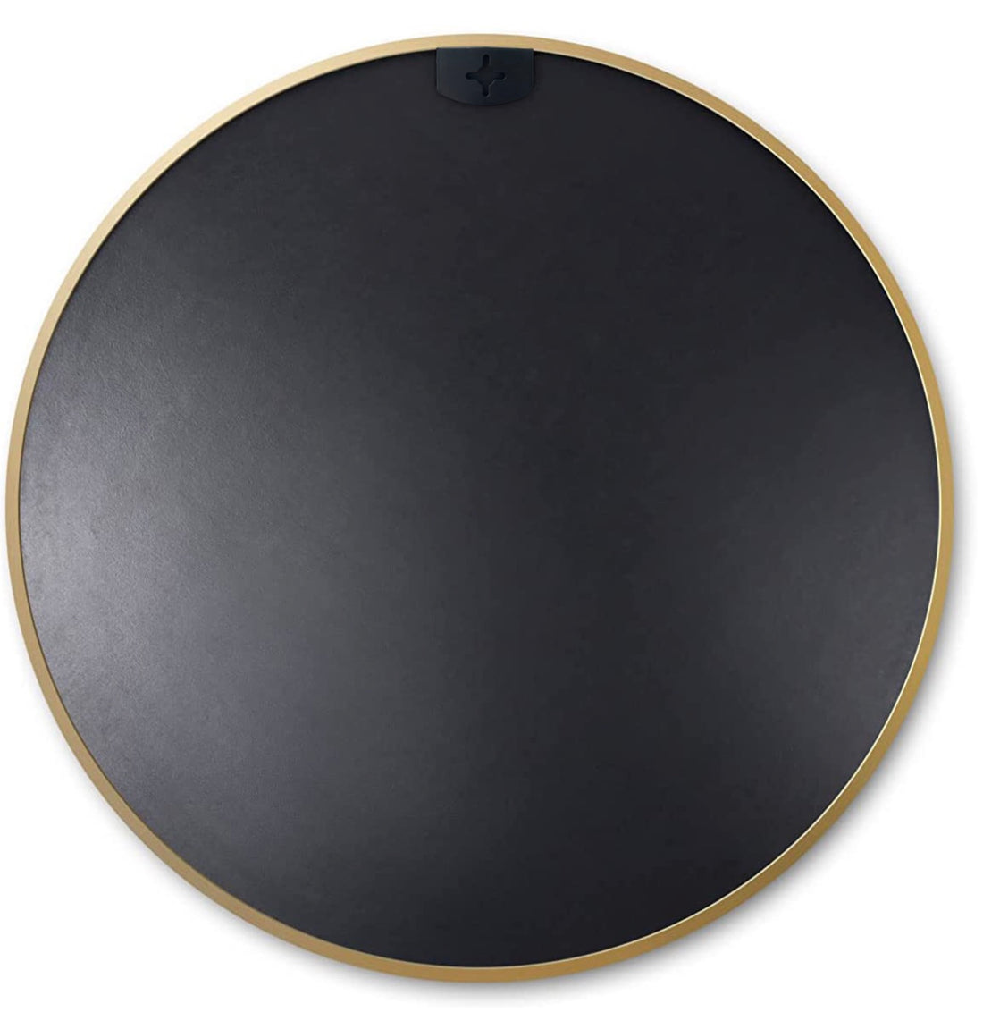 Gold 20 Inch Metal Round Bathroom Mirror Gold Classic Mdf Glass Aluminium Alloy