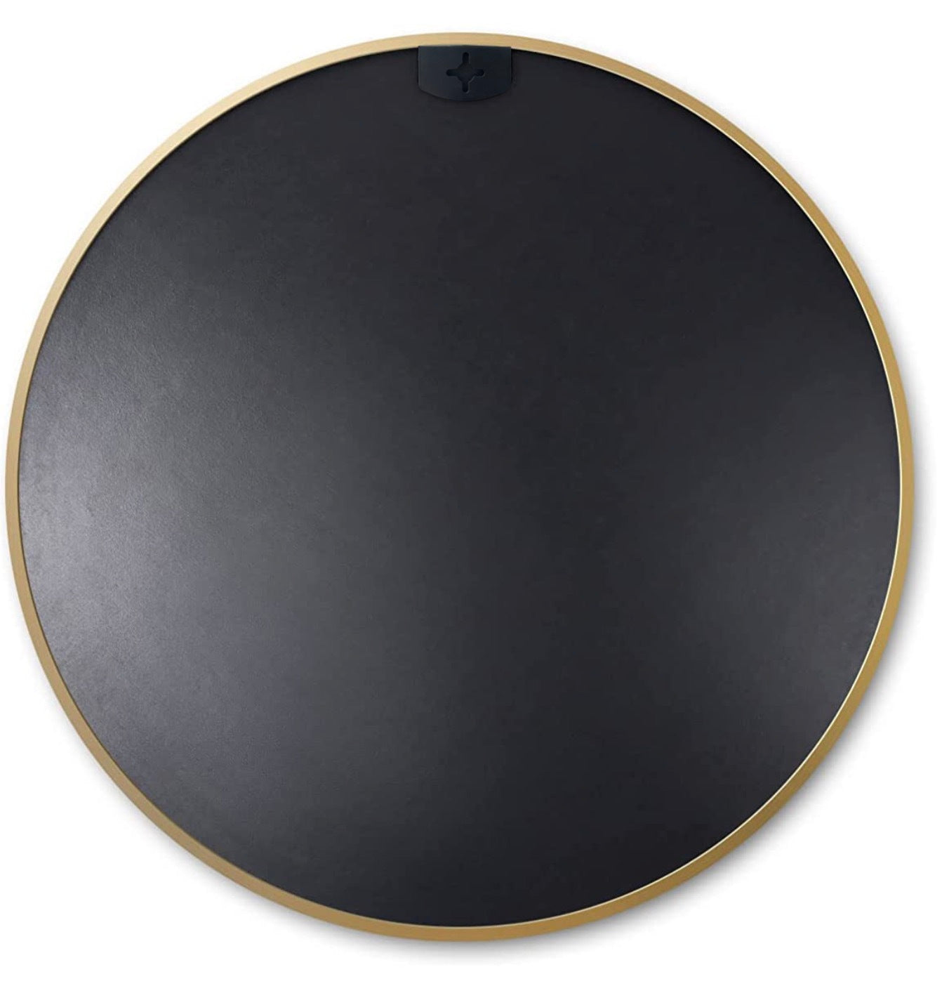 Gold 36 Inch Metal Round Bathroom Mirror Gold Classic Mdf Glass Aluminium Alloy