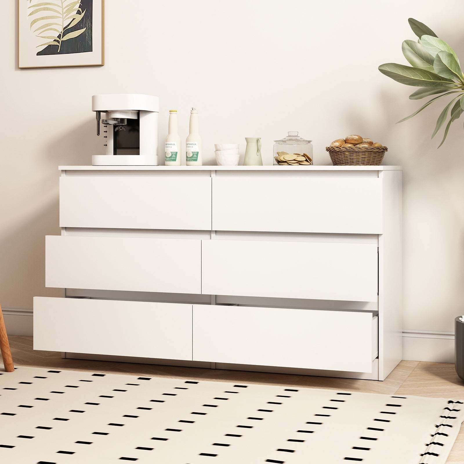 Large 6 Drawers Chest Of Drawer Dressers Table White Drawer 5 Drawers Large 6 Drawers Chest Of Drawer Dressers Table White Drawer 5 Drawers