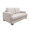 Scottsdale Beige Loveseat Beige Wood Polyester Blend