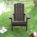 Adirondack Chairs Weather Resistant Plastic Fire Pit Chairs Adorondic Plastic Outdoor Chairs Suitable For All Outdoor Areas Seating Lifetime No Brown Light Gray Plastic