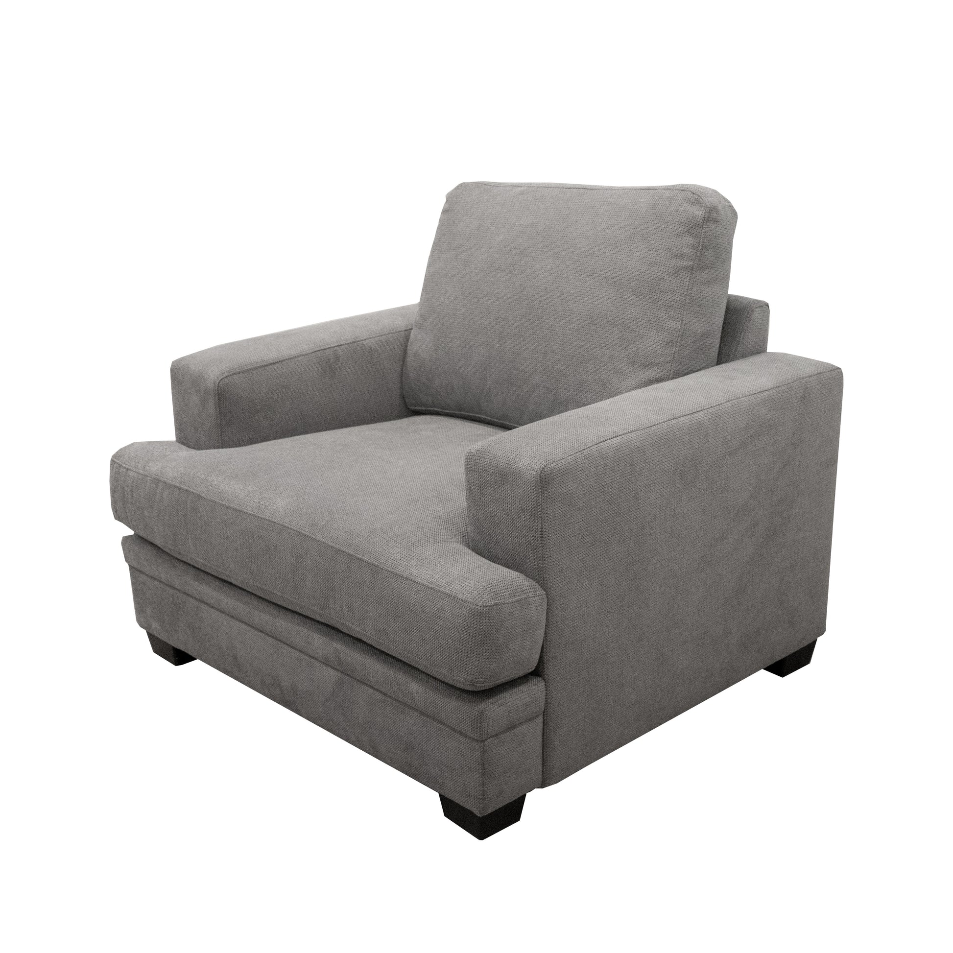 Scottsdale Grey Chair Grey Wood Polyester Blend