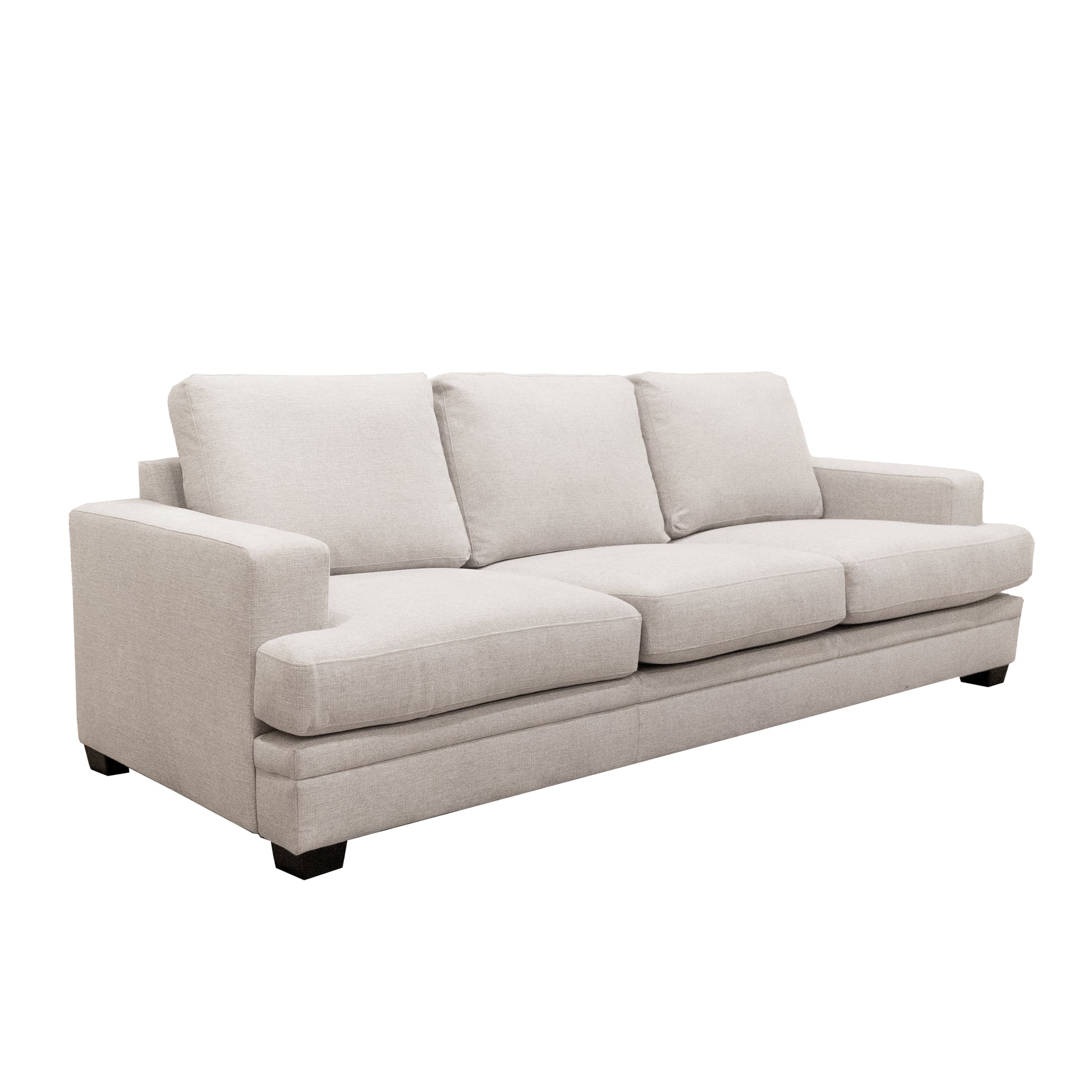 Scottsdale Beige Sofa Beige Wood Polyester Blend 3 Seat