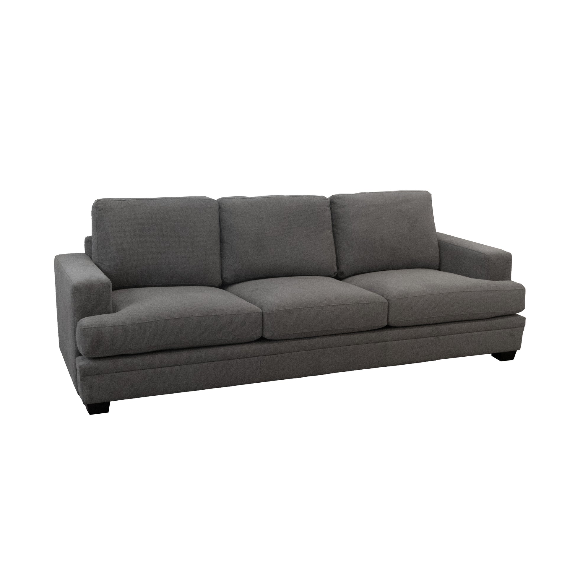 Scottsdale Grey Sofa Grey Wood Polyester Blend 3 Seat