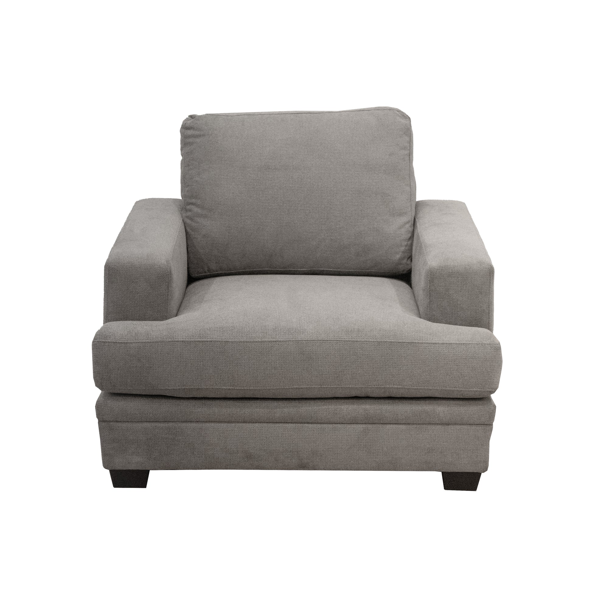 Scottsdale Grey Chair Grey Wood Polyester Blend