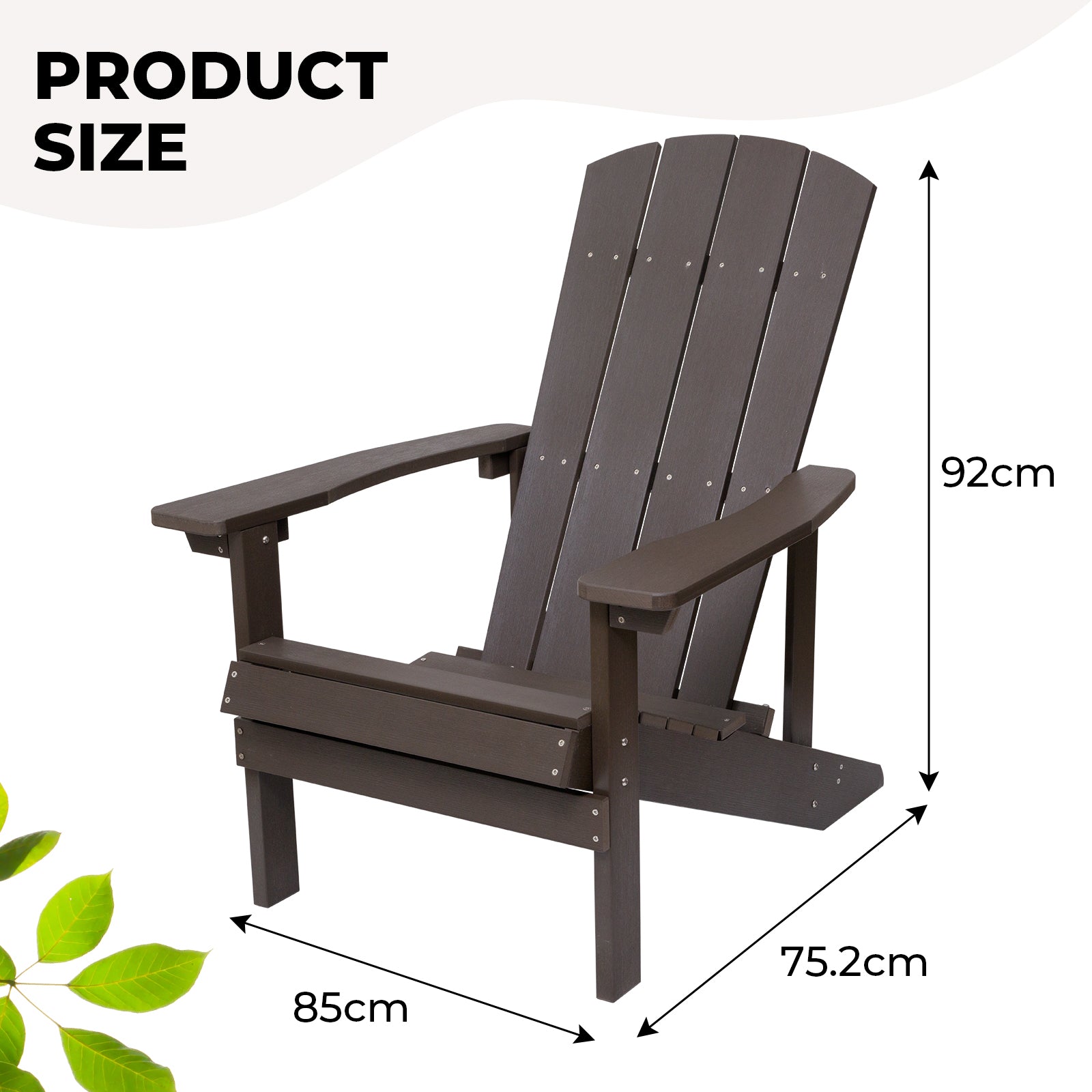 Adirondack Chairs Weather Resistant Plastic Fire Pit Chairs Adorondic Plastic Outdoor Chairs Suitable For All Outdoor Areas Seating Lifetime No Brown Light Gray Plastic