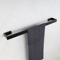 4 Piece Stainless Steel Bathroom Hardware Set matte black-stainless steel