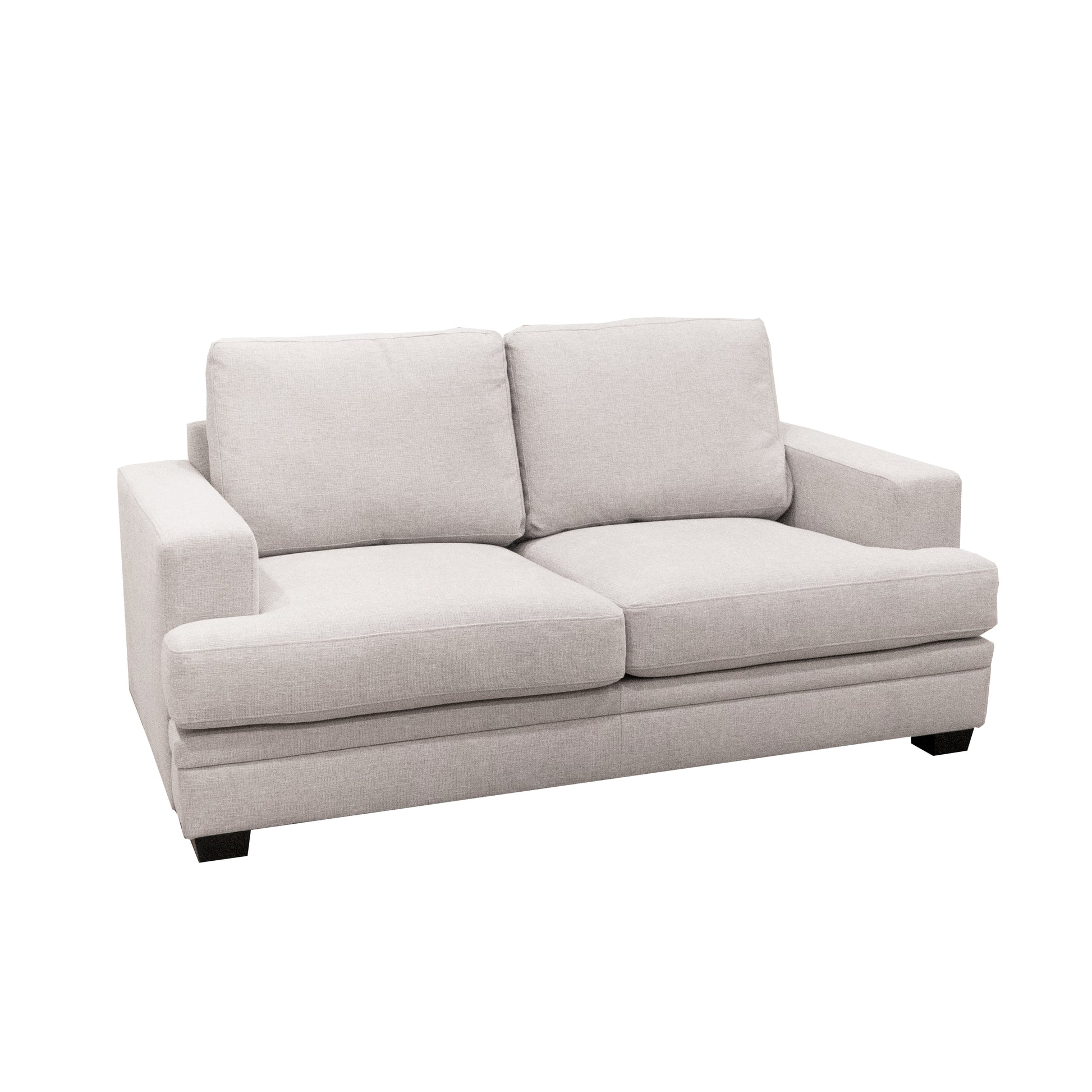 Scottsdale Beige Loveseat Beige Wood Polyester Blend