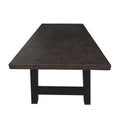 Valencia Outdoor Concrete Dinning Table Leg Black Iron