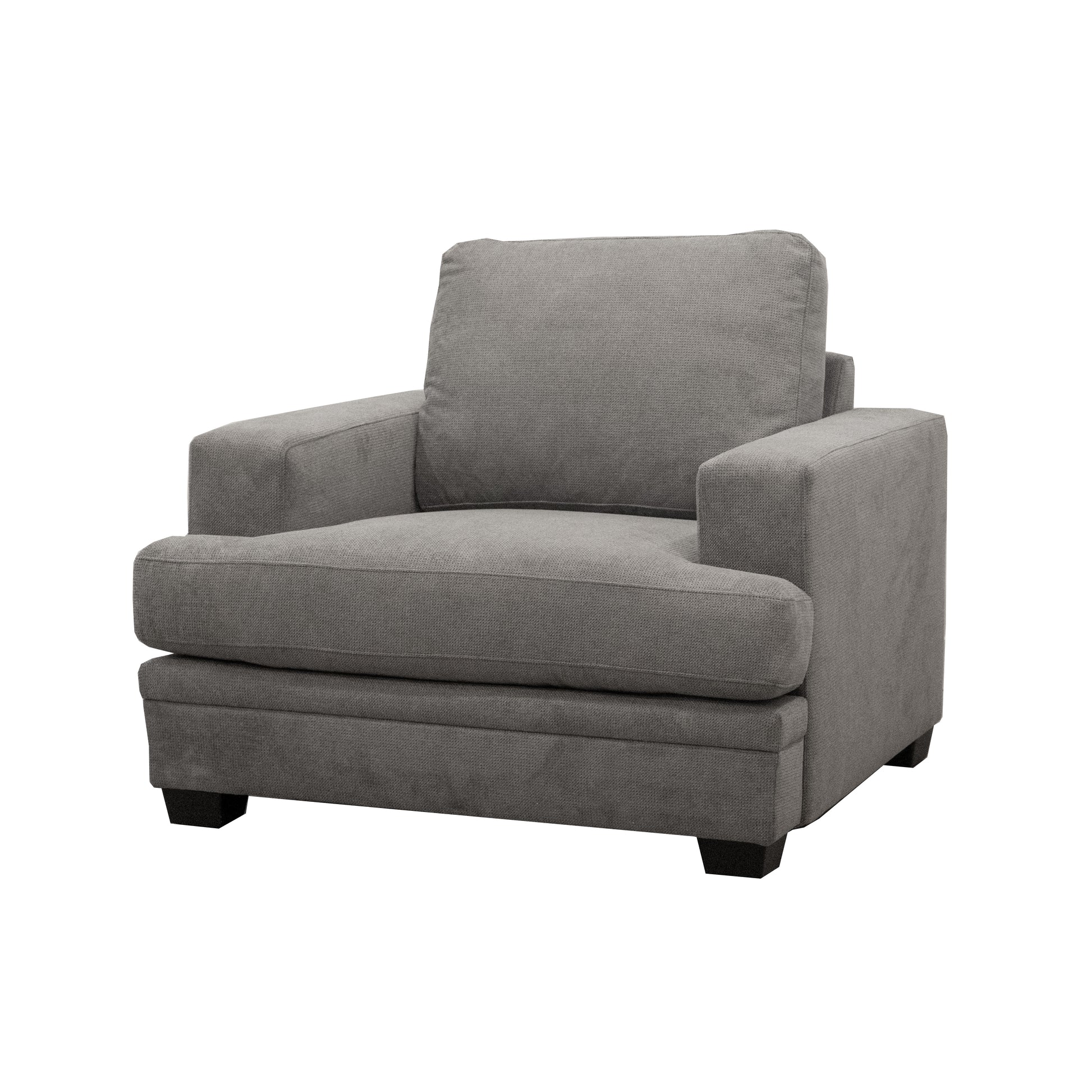 Scottsdale Grey Chair Grey Wood Polyester Blend