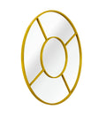 Gold 36 In Decoration Metal Round Mirror - Gold