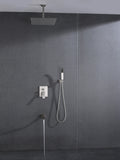 Ceiling Mounted Shower System Combo Set With Handheld And 16