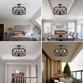 Flush Mount Ceiling Light Fixture Ceiling Mount,3 Light 17.72