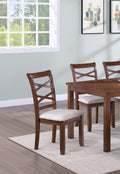 Dining Room Furniture Modern 6Pcs Set Dining Table 4X Side Chairs And A Bench Solidwood Unique Design Back Chair Wood Color Wood Dining Room Bench Seating Birch Rectangular Dining Table With Chair And Bench Wood Wood Wood Seats 6 60 Inches