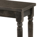 Weathered Grey Bench With Turned Leg Grey Gray Dining Room Rectangular Wood