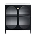 30 Inch Freestanding Bathroom Vanity With Ceramic Sink Black 2 Bathroom Freestanding Modern Steel