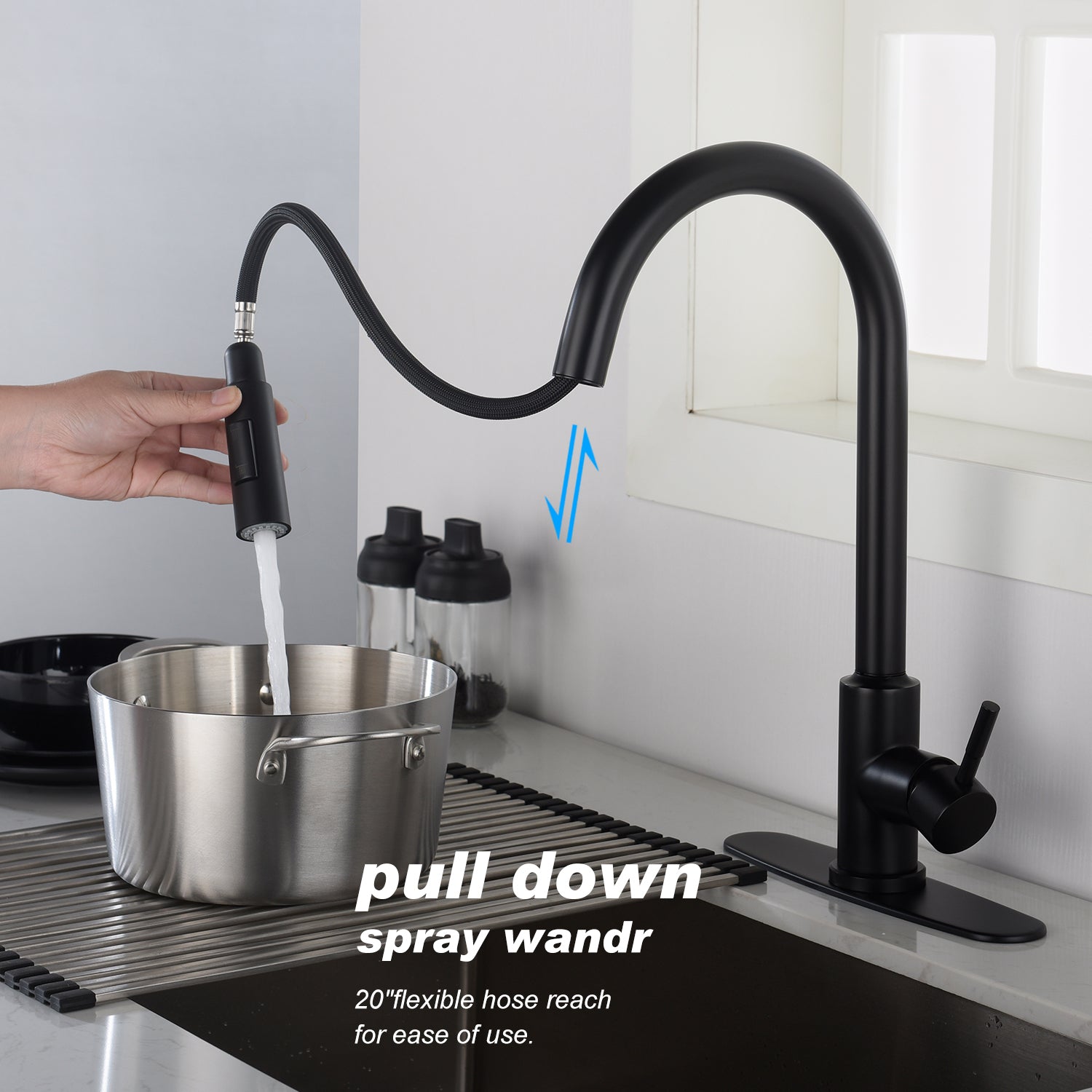Touch Kitchen Faucet With Pull Down Sprayer -
