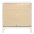 White 2 Drawer Nightstand White White 2 Drawers Bedroom Rectangle Modern Rubberwood Drawers White Wood