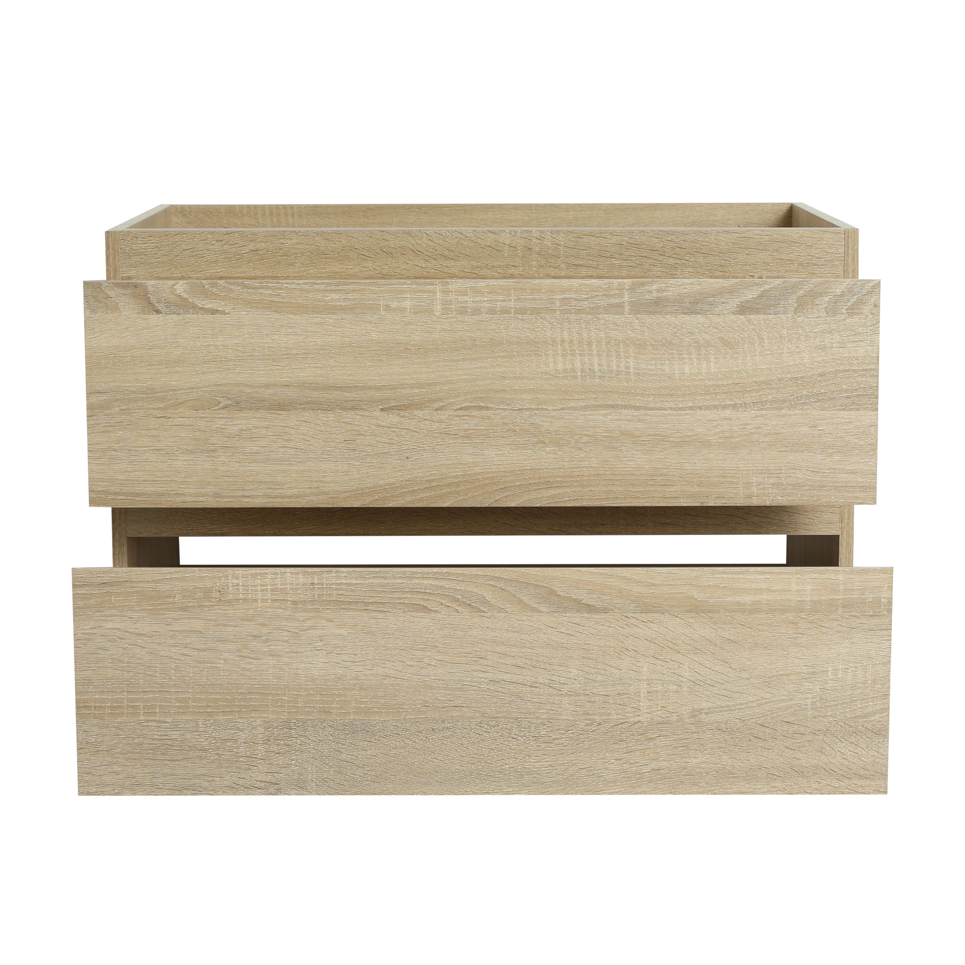 30" Wall Mounted Bathroom Vanity Only The Cabinet Body Bvb01930Lto 2 2 Light Oak Bathroom Wall Mounted Plywood