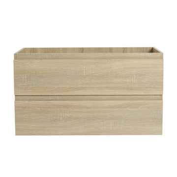 36" Wall Mounted Bathroom Vanity Only The Cabinet Body Bvb01936Lto 2 2 Light Oak Bathroom Wall Mounted Plywood