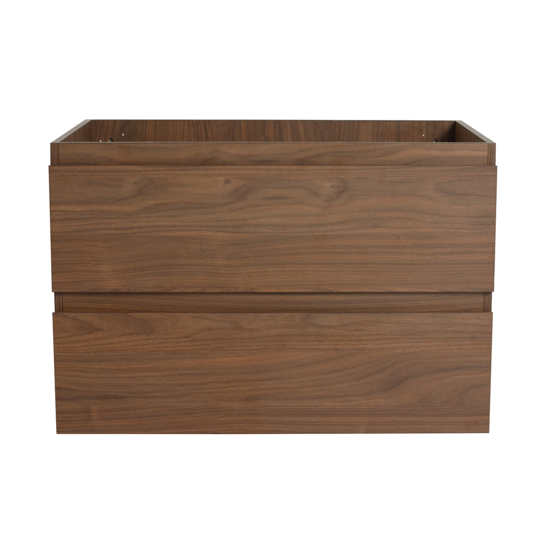 30" Wall Mounted Bathroom Vanity Only The Cabinet Body Bvb01930Bno 2 2 Brown Oak Bathroom Wall Mounted Modern Plywood