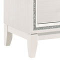 White 2 Drawer Nightstand White White 2 Drawers Bedroom Rectangle Modern Rubberwood Drawers White Wood