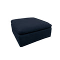 Harper Petite Navy Sectional 5 Seat Configuration Navy Wood Linen 5 Seat