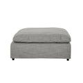 Harper Luxe Grey Sectional 5 Seat Configuration Grey Wood Linen 5 Seat