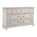 Antique White Finish1Pc Dresser Of 7 Drawers Traditional Design Hidden Drawer Classic Bedroom Furniture White Bedroom Classic,Traditional,Transitional Wood