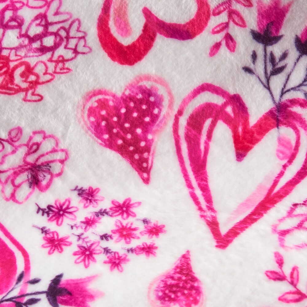 Soft Beautiful Me Hearts Cuddle 3 Ft Bean Bag Pink Polyester