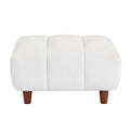 Convertible Sectional Sofa Couch, L Shaped Sofa With Fabric Couch,Modern Design Cream Style Marshmallow Sofa For Living Room And Office,White White Wood Fabric 3 Seat