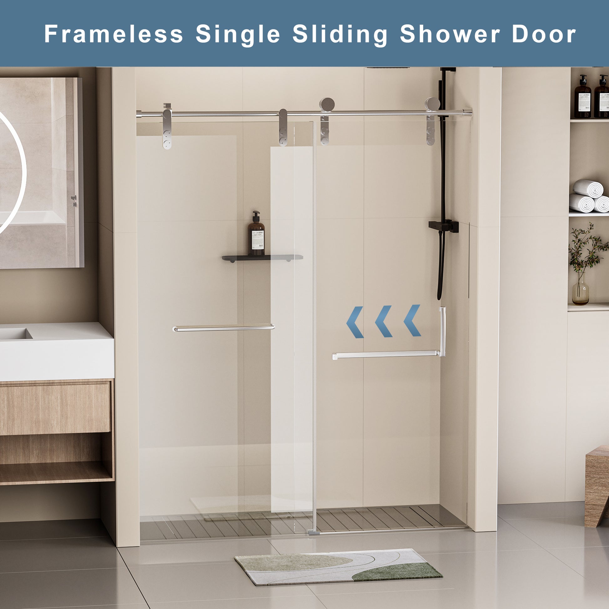 Stainless Steel Shower Door Hardware & Handles,
